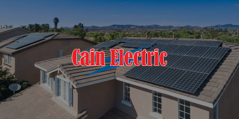 home roof solar panels st. louis cain electric stl