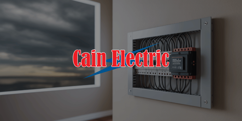 Missouri home electrical panel with whole-home surge protection installed before spring storm season