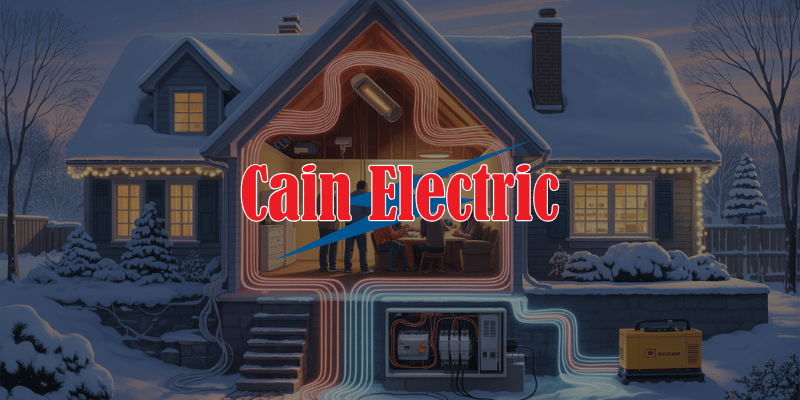 home cutaway view of electrics