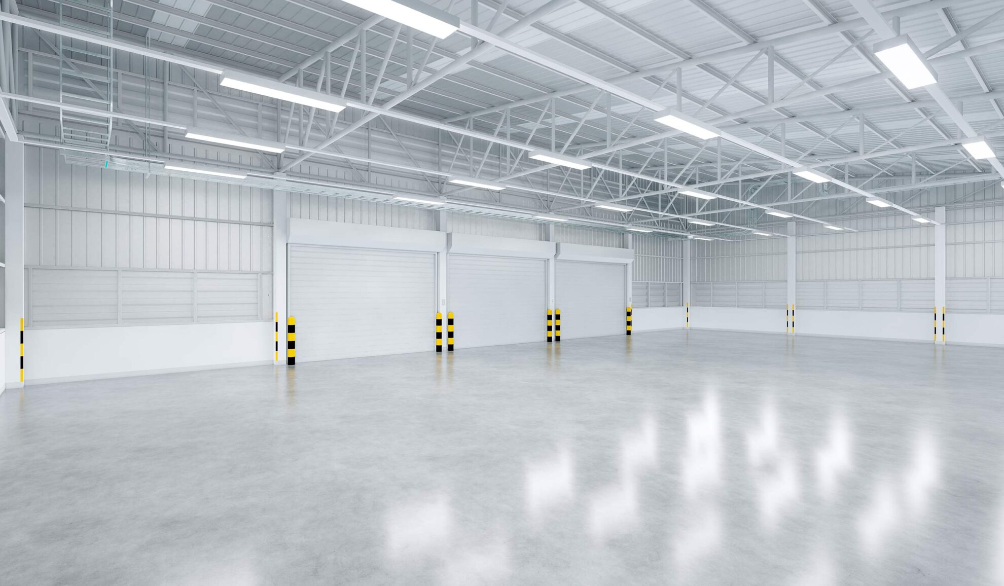 industrial warehouse empty interiors gray summit mo